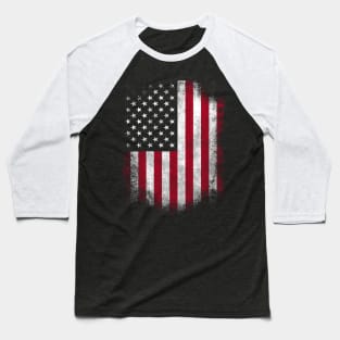 USA vintage  Flag Baseball T-Shirt